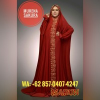 Jual Produsen Mukena Jilbab Abaya Anak Mukenah Katun Dubai Marun Murah