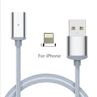 Kabel Magnetic Cable Charger Lightning iPhone USB 2.4A Fast Charging