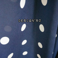 kain sifon korea/bahan gamis, kerudung sifon polkadot