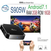 New Android 7.1 Nougat Android Tv Box X96 MINI RAM 2G ROM 16G Full KOD