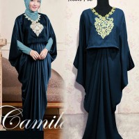 Jual KAFTAN CANTIK CAMILA NAVY BAJU PESTA DRESS PESTA MUSLIMAH--TERBARU Murah