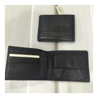 DOMPET PRIA FOSSIL ORIGINAL - FOSSIL LUFKIN BIFOLD WALLET BLACK