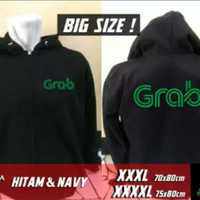 BIG SIZE 3XL 4XL....zipper/sweater/jaket keren GRAB OJEK ONLINE