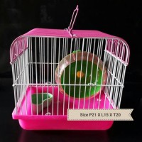 kandang hamster/kelinci/tupai kecil - pas di bawa kemana saja