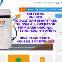 Jual Modem Mifi Mini Wifi Bolt ZTE MF90 4G LTE Unlock All Operator Murah
