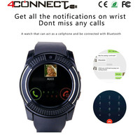 Promo - 4Connect V8 Smartwatch With GSM and Pedometer function