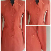 Setelan baju blazer/Exclusive blazer wanita warna orange kode 181