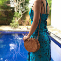 Jual Bohemian Bag Oval/Tas rotan/rattan Bali/selempang/best seller/sling Murah