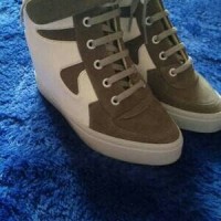 Jual Sneaker hidden wedges sepatu wanita hak heels tinggi boots kets zumba Murah