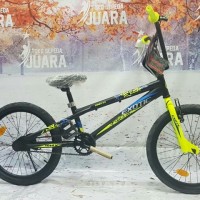 SEPEDA BMX EXOTIC 9982 GX REM TORPEDO 20 INCI FREESTYLE BLACK/YELLOW