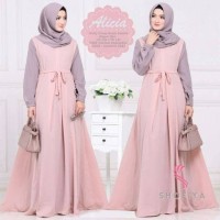 Gamis ALICIA - Fashion Wanita Muslim Hijab