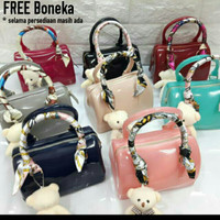 Tas Mini Branded Furla Jelly Candy Polos/ Hand Bag Furla Jelly Mini
