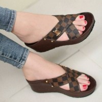 Jual SANDAL WEDGES LV JH101 Murah