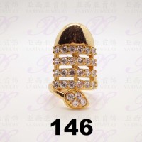 Yaxiya anting kalung gelang cincin kuku permata perhiasan im T2909