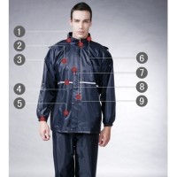 WCD4 Jaket Motor Jas hujan Pria Wanita Taslan bkn Takachi eiger ponco