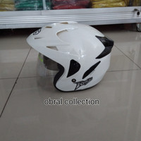 helm bmc rocky solid white doble visor