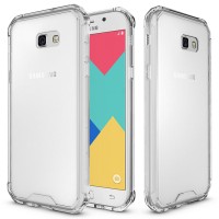 Samsung Galaxy A3 2017 Clear TPU Cushion Hybrid Case casing cover