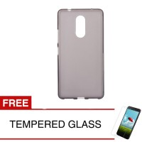 Case for Lenovo K6 Note - Abu-abu + Gratis Tempered Glass - Ultra Thin