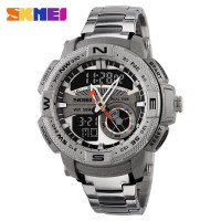 SKMEI Jam Tangan Analog Digital pria cowok AD1121 1121 Silver