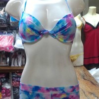 Baju Renang Wanita model Bikini Atas Bawah motif Ul002