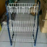 Rak piring MASTER besi kokoh