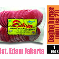 Jual Daging Burger Mini Edam isi 20 Murah