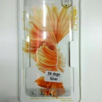 TEMPERED GLASS COLOR SAMSUNG GALAXY S6 EDGE SILVER