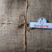 Jual Burlap Kain Goni NATURAL Lembaran bukan Karung Murah