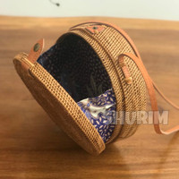 Jual Tas rotan 25cm kancing clip/rattan bag/bali/polos/selempang/bohemian Murah