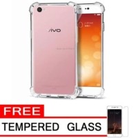 case anti crack for vivo v7+ free tempered glass