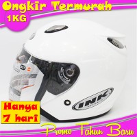 White/Putih Helm Basic INK Centro Grade ORI Bkn KYT,Bogo,Anak,BMC,VOG