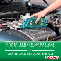 Paket Ganti Oli Castrol Magnatec 10w40 4 L Gratis Jasa Ganti Oli