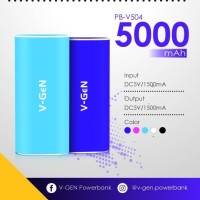 Jual Powerbank V-GeN RESCUE V504 5000 mAh (Power Bank VGEN) Murah