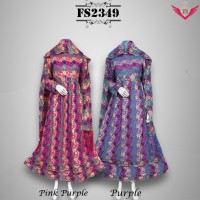 Gaun Pesta Muslimah Sari India 2349 + Phasmina