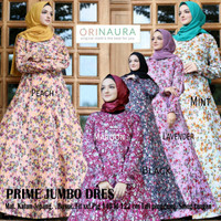 Prime jumbo gamis katun jepang by ori naura