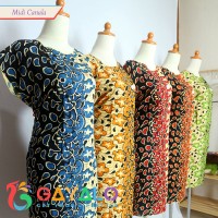Daster, Dress, Longdress, DASTER MIDI CANALA/BAJU TIDUR/BAJU