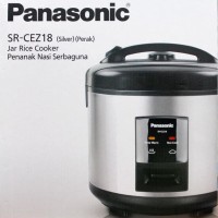 Rice Cooker Panasonic SR CEZ18 Silver/ Majic Com Panasonic SR CEZ18