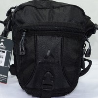 TAS SELEMPANG EIGER 710401 - TAS PAHA EIGER HITAM 710401