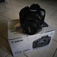 Kamera DSLR Canon EOS 1300 D + Lensa Fullset