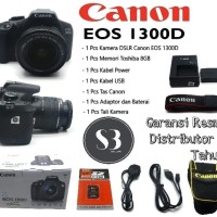 Kamera DSLR Canon EOS 1300D ( PACKING KAYU )