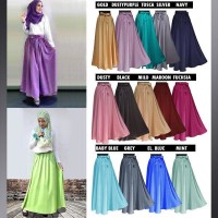 spesial Rok Velvet Umbrella Skirt rok model payung bahan satin velvet