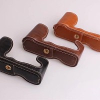 KAMERA LEATHER HALF CASE BAG CAMERA FUJIFILM XTA3, XA 3 MIRRORLESS