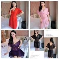 Sexy Lingerie Jumbo Transparan Baju Tidur Wanita Seksi Dress Bikini