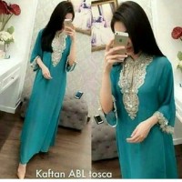 Jual kaftan kiara satin pesta with bordir payet Murah