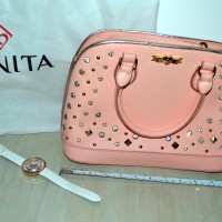 Bonita bag made in Malaysia (tas wanita) + free jam tangan Bonita