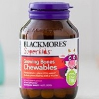 Jual Blackmores Superkids Growing Bones Chewables - 60 Tablets Murah