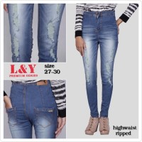 CELANA JEANS WANITA LEVIS X PRADA X IZA