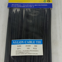 Kabel Ties 30 cm Hitam