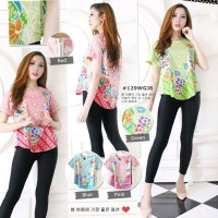 Jual Baju Atasan Wanita - Blouse Batik Modern - Atasan Batik Murah