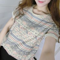 Jual KAOS WANITA MURAH kaos tribal vintage ala korea snsd kpop star Murah